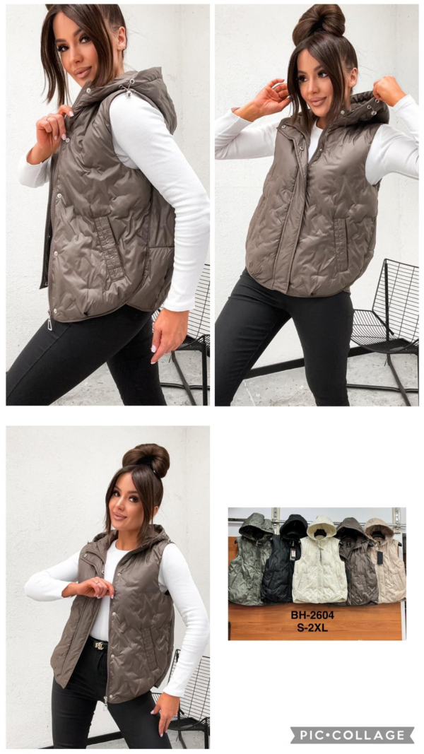 Kamizelki damkie Roz S-2XL, 1 Kolor Paczka 5 szt 1